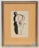 Ohne Titel by Auguste Sandoz, 1928, ink, sold Jun 2022