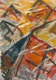 Erschaffung by Nikolai Filatov, oil on canvas, sold Mar 2022