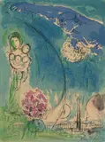 Place de la Concorde by Marc Chagall, 1952, color lithograph, sold Mar 2022