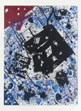 Ohne Titel by Sam Francis, 1982, color aquatint, sold Mar 2022