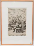 Il Sogno by Nicolas Beatrizet, engraving, sold Mar 2022