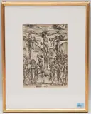 Christus wird der Essigschwamm angeboten by Urs Graf, woodcut, offered Mar 2022