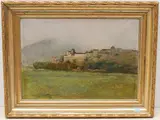 Ansicht der Festung Aarburg by Siebe Johannes ten Cate, 1898, oil on canvas, sold Mar 2022