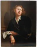Kopie, wohl um 1830 Der Musiker Enrique Liberti by Anthony van Dyck, oil on canvas, sold Mar 2022