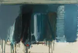 Sequenza by Gianriccardo Piccoli, 1988, oil on paper, offered Mar 2022