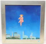 Zauberflöte by Monica Sangberg, 1982, oil on canvas, sold Mar 2022