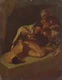 Nachfolger d by Bartolomeo Schedoni, oil on copper, offered Mar 2022
