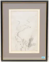 Landschaft by André Derain, pencil, sold Mar 2022