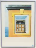 La maison dans la maison by Georgette Magritte, color lithograph, offered Mar 2022