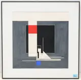 Ohne Titel by Helga Spieker, 1987, gouache, sold Mar 2022