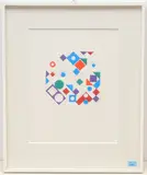Ohne Titel by Victor Vasarely, color screenprint, sold Mar 2022