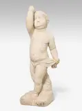 Mitte 18.Jh by Gartenfigur "Putto", marble, sold Mar 2022