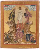 Russisch, 19.Jh by Verklärung Christi, tempera, sold Mar 2022
