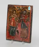 Griechisch, 19.Jh by Hll. Cosmas und Damian, tempera, sold Mar 2022