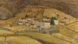 Viglio", um 1945 by Alis Guggenheim, oil on canvas, sold Mar 2022