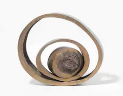 Ohne Titel by André E. Bucher, bronze, sold Mar 2022