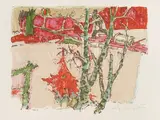 Bauer mit Pferdeschlitten by Alois Carigiet, 1967, color lithograph, offered Mar 2022