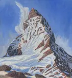 Matterhorn by François Gos, pastel, sold Mar 2022