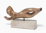 Liegender Frauenakt by Gustav Piguet, bronze, sold Mar 2022