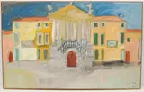 Villa Piovène", 1963 by Heinrich Eichmann, oil on canvas, sold Mar 2022