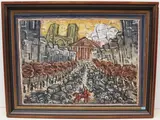 Paris, die Avenue de l' Opéra, 1931 by Otto Aloys Weber, oil on board, offered Mar 2022