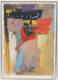 Ohne Titel by Cesare Lucchini, 1985, tempera, sold Mar 2022