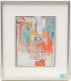 Ohne Titel by Cesare Lucchini, 1987, gouache, sold Mar 2022