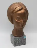 Frauenkopf by Gustav Piguet, 1970, bronze, offered Mar 2022
