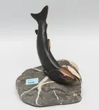 Forelle by Charles Reussner, bronze, sold Mar 2022