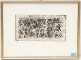 Ohne Titel by Paul Stöckli, etching, sold Mar 2022