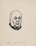 Andiffet-Pasquiet by Félix Vallotton, ink, sold Mar 2022