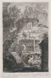 Ruine di Sepolcro antico posto dinanzi ad altre ruine d'un Acquedotto pure antico by Giovanni Battista Piranesi, etching, sold Dec 2021