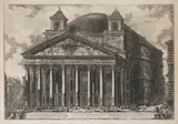 Veduta del Pantheon d'Agrippa by Giovanni Battista Piranesi, etching, sold Dec 2021