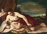 genannt Guercino (Cento 1591–1666 Bologna) Kopie des 17.Jhs by Giovanni Francesco Barbieri il Guercino, oil on canvas, sold Dec 2021