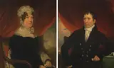 Gegenstücke: Portraits eines Ehepaars by Petrus Franciscus Greive, oil on panel, sold Dec 2021
