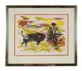 Sunday Afternoon by Elaine de Kooning, lithograph, sold Aug 2023