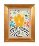 Un Roy by Henri Hecht Maik, oil on canvas, sold Aug 2023