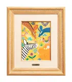Poussin" (chick) by Henri Hecht Maik, 1975, watercolor and gouache on paper, sold Aug 2023