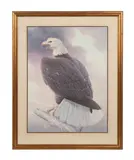 American Bald Eagle by Athos Menaboni, lithograph, sold Oct 2023