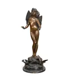 Cold Spring by Henry Charles Fehr, bronze, sold Oct 2023