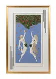 Adam & Eve by Romain de Tirtoff Erte, 1982, serigraph on paper, sold Oct 2023
