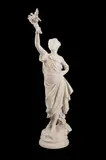 Le Printemps ou la Paix or 'Emblematic of Spring by Luca Madrassi, marble allegorical female figural sculpture, sold Oct 2023