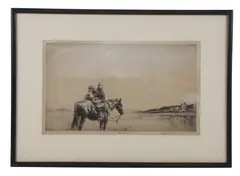 Untitled by Ivan Dmitri, Etching "Indian Mother", sold Feb 2026