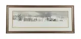 Signed lithograph winter landscape by Peter Sculthorpe, lithograph, sold Feb 2026
