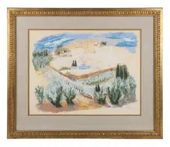 Untitled by Reuven Rubin, lithograph, sold Feb 2026