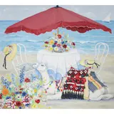 Le Chateau Habit de Soiree by Eugenia Marie Callan, 1985, oil on canvas, sold Oct 2022