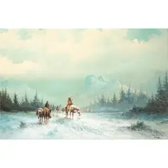 Untitled by Lester Hughes, 1982, oil on canvas, sold Oct 2022