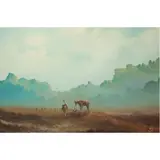 Untitled by Lester Hughes, 1982, oil on canvas, sold Oct 2022