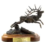The Bull by Ron Herron, 1979, bronze sculpture, sold Oct 2022
