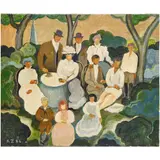 Untitled by Alfredo Zorrilla de San Martín, oil on canvas, sold Oct 2022